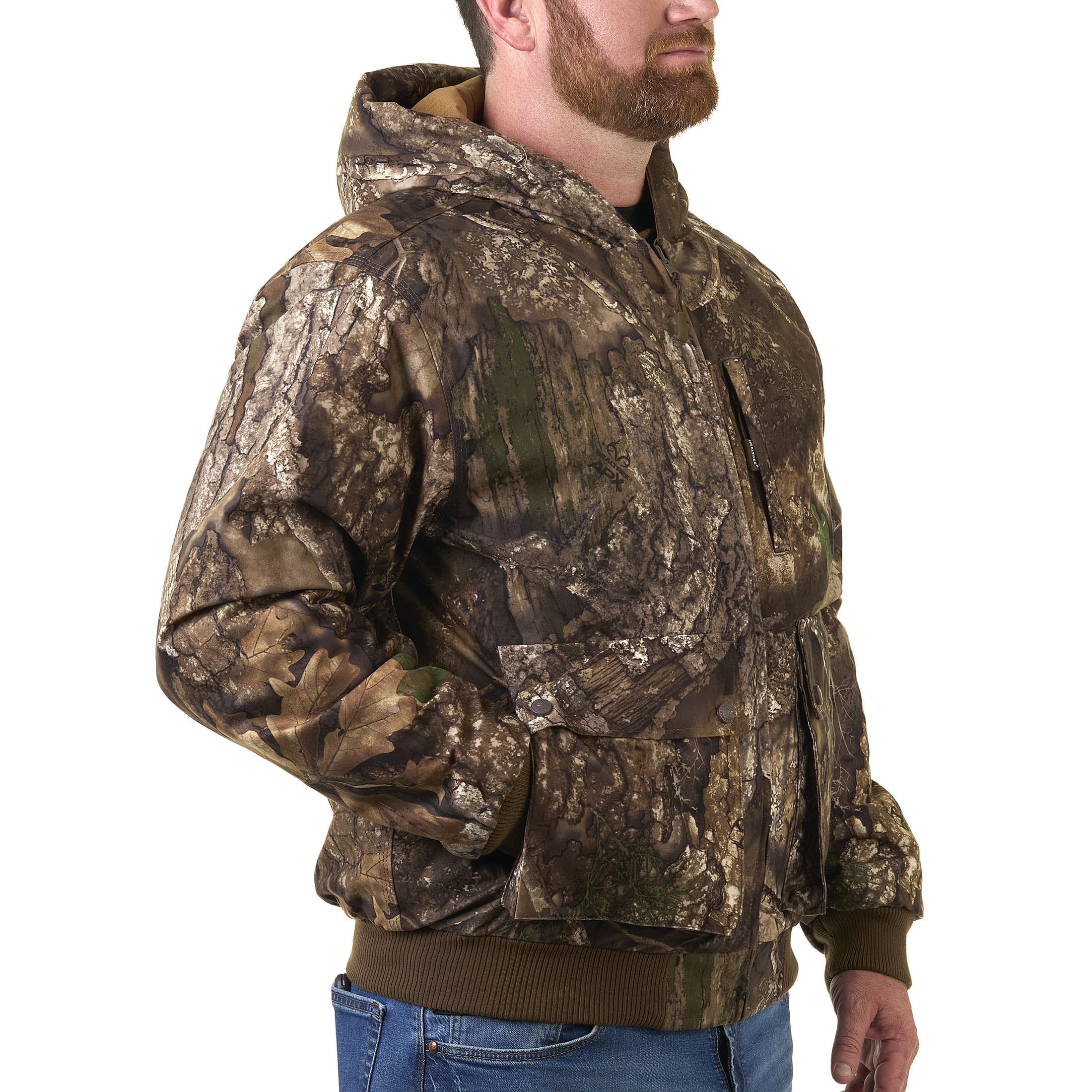 Realtree APX Men's Reversible Work to Hunt Jacket, Bomber, Sizes S-3XL