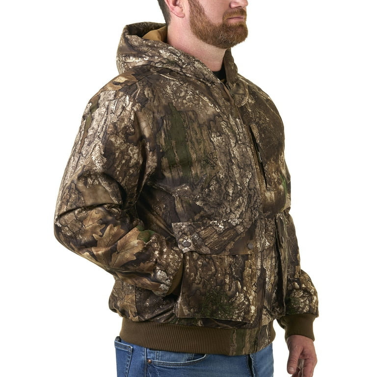 Realtree APX Men's Reversible Work to Hunt Jacket, Waterproof Camo