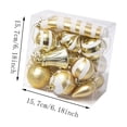 thumbnail image 2 of 2026 Christmas Indoor Home Decor Christmas Tree Hanging Ornament Box Assorted Festive Pendant Set For Xmas Home Decor, 2 of 5