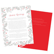 Gartner Studios Invitation Pads Set of 50 Pieces,Siver Leaves Brag letter