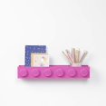 thumbnail image 3 of LEGO Storage Products: 41121739 LEGO Book Rack, Decorative Floating Shelf - Pink, 3 of 5