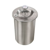 Stainless Steel Ham Maker Meat Cooker, 1.5 L Homemade Lunch Meat Mold with Thermometer, Dishwasher-Safe Pressure Boiler for Stove Top, 1 Steamed Meat Bucket