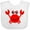 AA-White, variant on Inktastic Cute Red Crab Boys or Girls Baby Bib