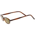 thumbnail image 3 of True Vintage Horn Rimmed Square Sunglasses Slim Arms 45mm (Brown / Brown), 3 of 4