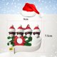 thumbnail image 3 of Adorno para árbol de Navidad 2020, decoración navideña familiar en cuarentena, pedido anticipado Miembro negro de la familia de 4, 3 of 6