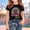 Black, variant on Spazoro Toddler Girls T-shirts, Summer School Season Printed Casual Crewneck Short Sleeve Tops Green Size 2-15T