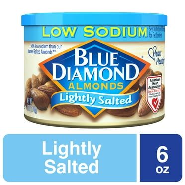 Blue Diamond Shelf Stable Almonds Lightly Salted Pieces, 6 oz Can