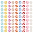 thumbnail image 1 of CIMAXIC 150pcs Football Shape Resin Buttons Apparel Sewing Accessories DIY Crafts Button,0.51"X0.51"X0.39", 1 of 4