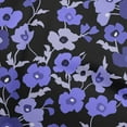 thumbnail image 1 of oneOone Polyester Spandex Medium Blue Fabric Floral Sewing Craft Projects Fabric Prints By Yard 56 Inch Wide, 1 of 4