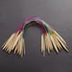 thumbnail image 2 of Kuymtek 18 Paar Häkelnadeln  Webwerkzeug-Set  Bambus  Länge 40 cm  zum Stricken, 2 of 6