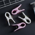 thumbnail image 1 of Pinzas Grandes Para La Ropa CHAO 4 Pinzas Para Edredones Plástico Gruesas A Prueba De Viento Antideslizantes Multifuncionales blanco rosa, 1 of 5