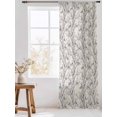 thumbnail image 3 of Sheer Curtains 96 Inches Long, Natural Trees Semi Sheer Curtains Light Filtering Window Treatment, Colored Birds on Branches Retro Rustic Privacy Voile Drapes for Living Room Bedroom 52x96 Inch, 3 of 7