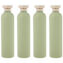 4 pcs Plastic Shampoo Bottles Empty Shampoo Dispenser Bottle Lotion Bottle with Flip Lids