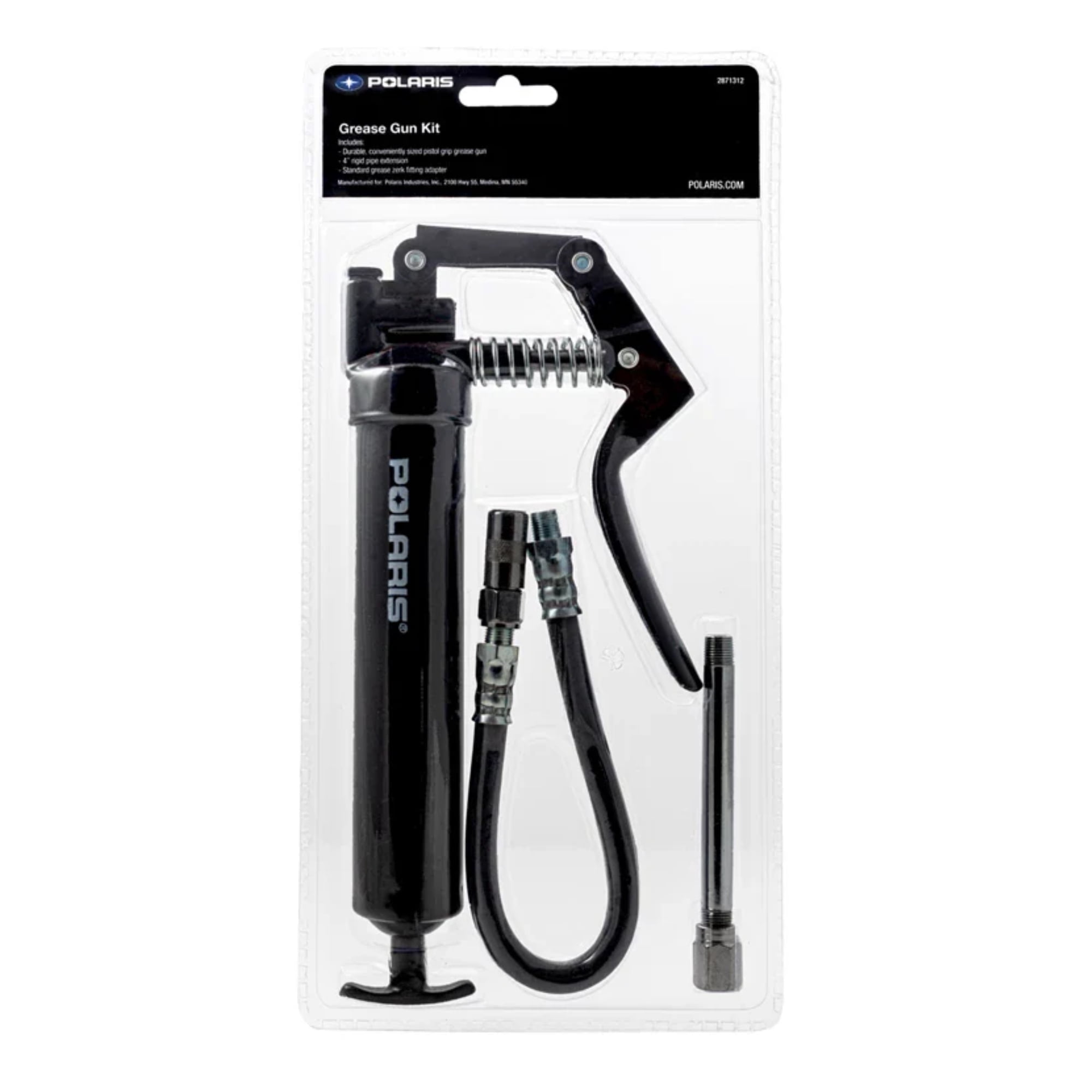 Polaris OEM Tough Steel Mini Grease Gun Kit, 2871312