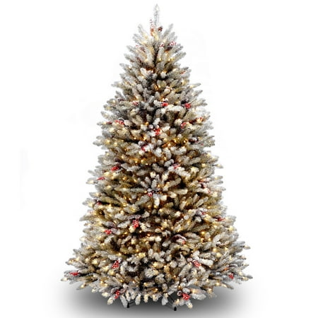 6.5' Dunhill Fir Artificial Christmas Tree With Red Berries ย Clear 6.5' Dunhill Fir Artificial Christmas Tree with Red Berries โ Clear Lights - 6.5' Dunhill Fir Artificial Christmas Tree With Red Berries ย Clear