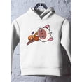 thumbnail image 3 of Cute Mewmmy W Candy Hoodie Toddler -Image by Shutterstock,  5 Toddler, 3 of 4