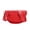 Red, variant on CAIXIA Purses For Women Crossbody Bag Unisex Medium Nylon Foldable Moon Crossbody Shoulder Bag, Fashion Adjustable Strap Daily Messenger Purse