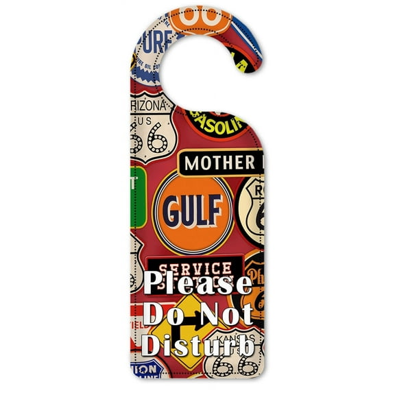 Do Not Disturb Door Knob Hanger Sign - Gas Station Signs - Image by Dan Morris
