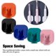 thumbnail image 4 of Cateissary Soporte de cepillo Soporte de pared Soporte de almacenamiento Estante de baño Ganchos organizadores antideslizantes Fuga de superficie Juegos de accesorios de baño Naranja, 4 of 6