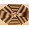 thumbnail image 1 of Ahgly Company Machine Washable Indoor Rectangle Transitional Red Brown Area Rugs, 7' x 9', 1 of 7