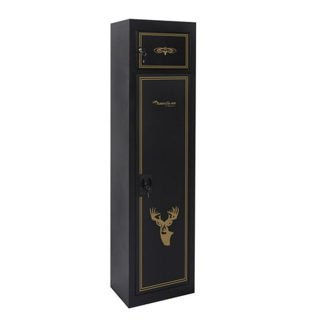 Belen Kox Gun Metal Security Cabinet with separate pistol/ammo area Black