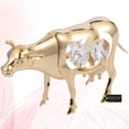 thumbnail image 2 of Matashi 24K Gold Plated Crystal Studded Cow Figurine Ornament Home Decorative Showpiece – Year of the Ox, 2 of 8