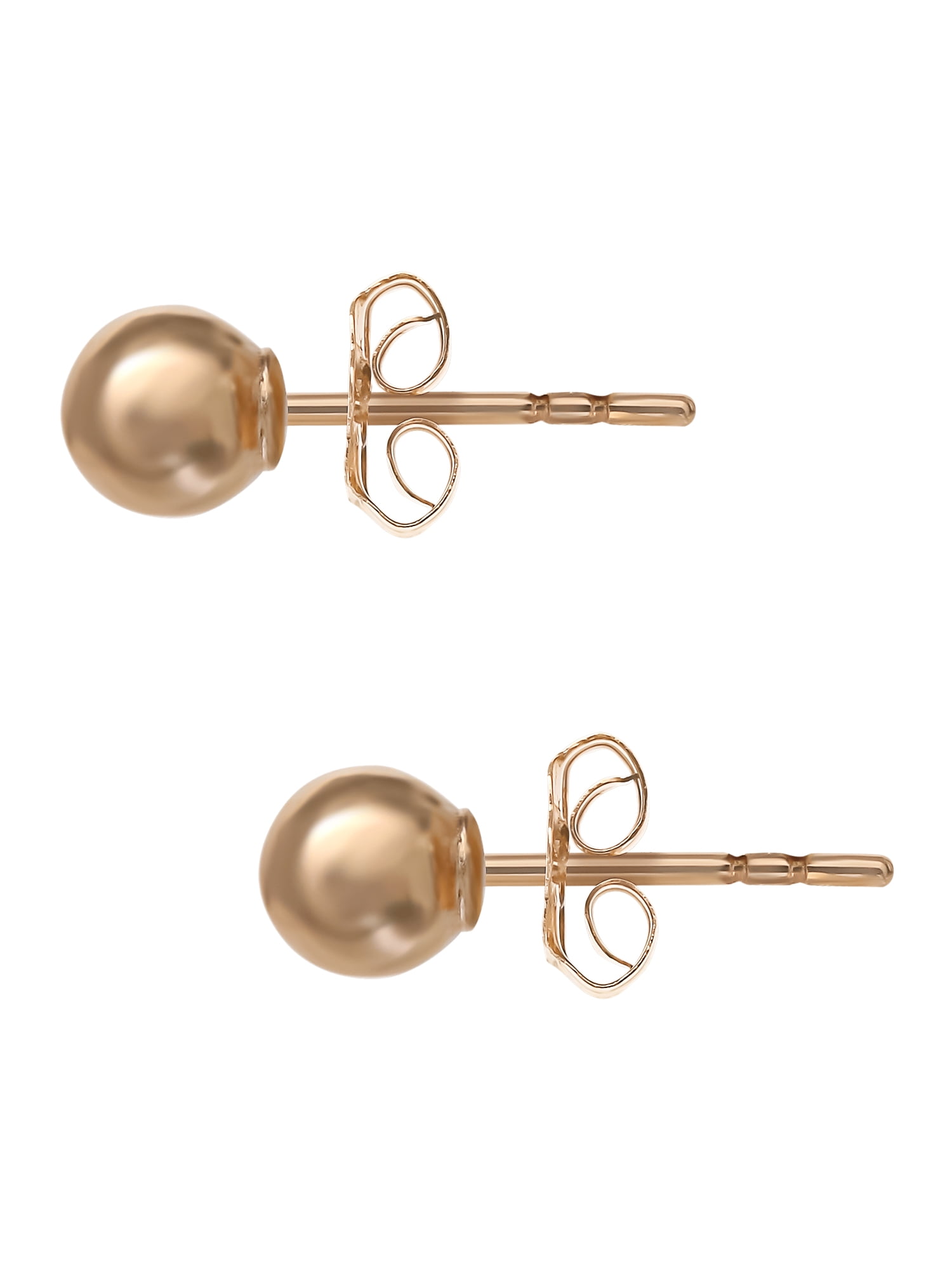 Brilliance, Fine Jewelry Girl’s 14K Yellow Gold Bead Stud Earrings