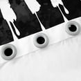 thumbnail image 6 of Gamer Curtains & Drapes Gaming 30%-50% Blackout Curtains Video Gamer Room Decor,Gamepad Controller Gamer Window Curtains White Black Tie Dye Window Treatments, 6 of 6