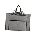 thumbnail image 5 of Art Portfolio Case Art Supplies Multifunction with Outer Pockets Drawing Painting Board Storage for Outdoor Gray Large, 5 of 8