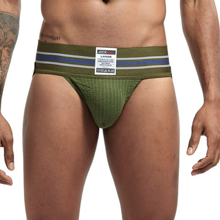 ZXHACSJ Mens Underwear Solid Thong Breathable Cool Underwear Fashion &  Stylish New Arrivals Best Charm Seamless Underwear for Men [Buy Two Get One  Free] Army Green L【Buy 2 Get 3】 