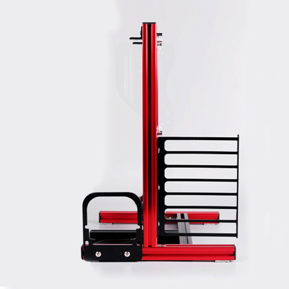 Bare Metal Frame Test Bench DIY ITX ATX MATX Open Air Case Water Cooling Fan Red PC Frame Test Bench ITX ATX MATX Open Air Case Water Cooling Fan Chassic DIY Open Air Case Water Cooling Fan