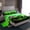 Black Green, variant on Castle Fairy Sport Car Twin Sheet Sets for Children Teens Adults,Speed Race Car Bedding
