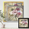 thumbnail image 4 of Designart 'Iris Bouquet Floral Design With Peacock Feather' Traditional Framed Art Print, 4 of 4