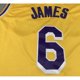 thumbnail image 3 of 2022 Nueva Temporada Hombres Los Angeles Lakers 6 LeBron James Bordado Baloncesto jerseys jersey Amarillopangjing, 3 of 3