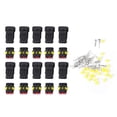 thumbnail image 1 of 10 Set 3 Pin Way Waterproof Electrical Connector Car Wire Connector Plug Terminal, 1 of 4