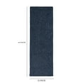 thumbnail image 4 of Mainstays Traditional Navy Heather Shag Indoor Runner Rug, 1'9" x 5', 4 of 8