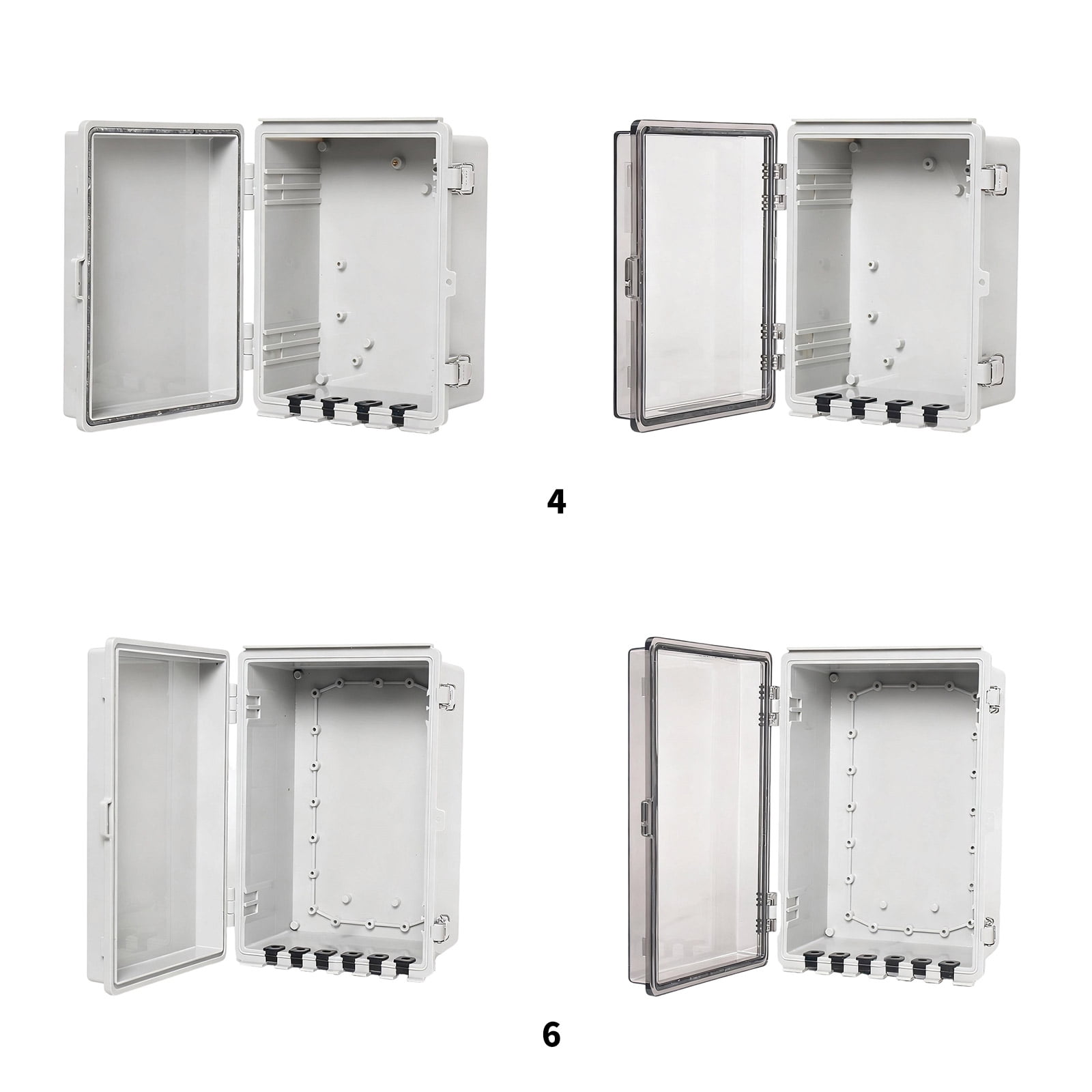 Plastic Outdoor Electrical Connection Box Waterproof Connection Cable Enclosure Electrical Junction Box Easy to Install