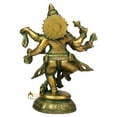 thumbnail image 3 of StatueStudio Ganesha Statue Temple Decor Lord Ganesh Murti Religious Showpiece Ganpati Idol Gift Item for Gift item for Diwali Pooja, Mandir, Home Decor and Office Table (3.5 X 3 X 9 Inch), 3 of 4