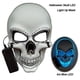 thumbnail image 4 of Máscaras de cosplay Luz de neón Accesorios de mascarada 3 modos para niños adultos (hielo) Azul, 4 of 5