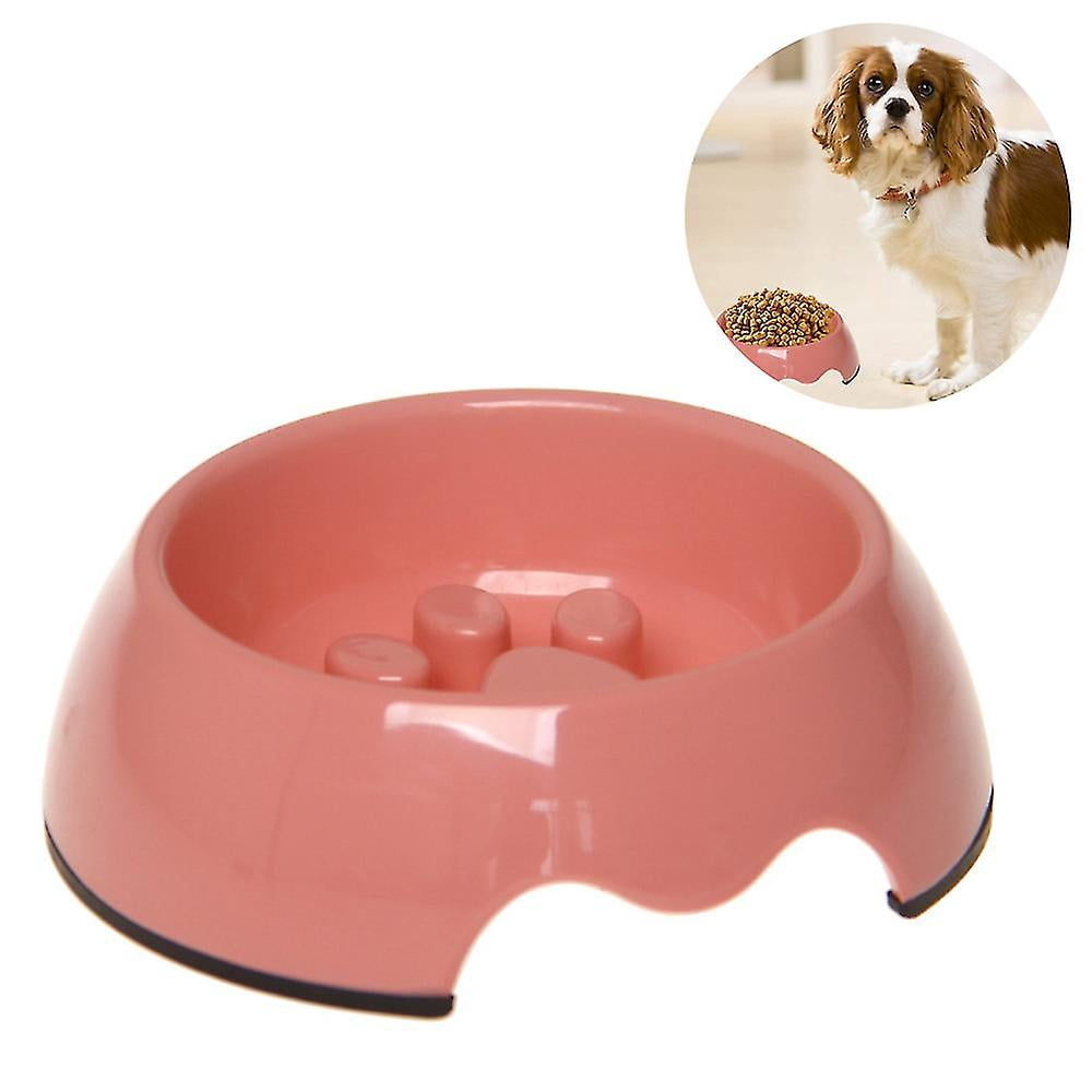 Vancasso Slow Feeder Hundenapf Aus Keramik – Für Kleine Hunde & Katzen, Verlangsamt Fressen Um 15x, Verhindert Schlingen, 0,6 Tassen Fassungsvermögen, Rosa