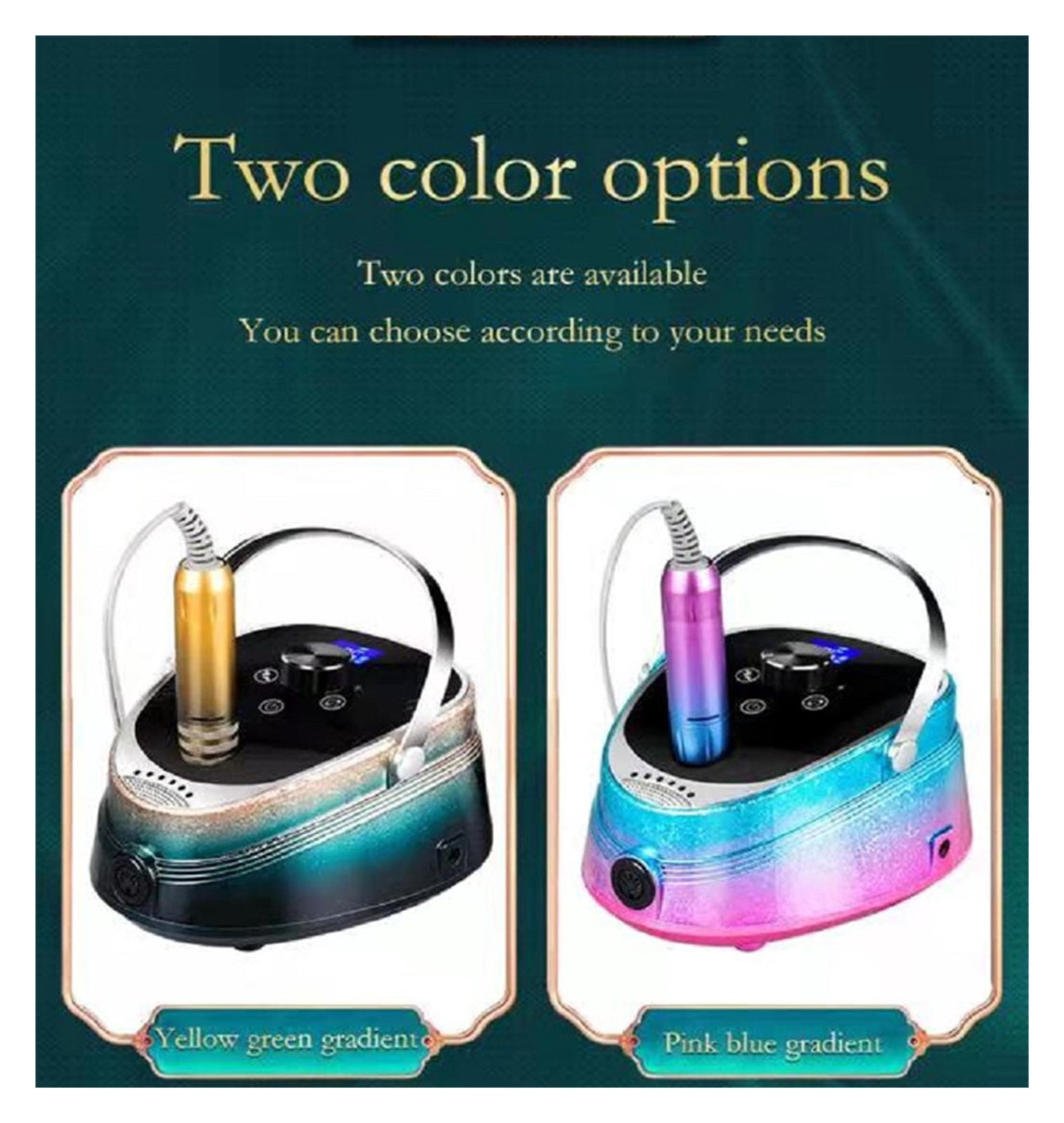 Rechargeable Nail Drill Machine 35000 RPM Nail Gel Polisher Portable Nail Drill For Manicure Milling Machine