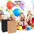 thumbnail image 4 of 25 Kraft Bag, Paper Bag, Gift Bag, Kraft Bag 21 * 11 * 27 Cm, Gift Pouch, Black, 4 of 4