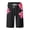 yue866-Black, variant on KHONTS Women's Floral Printed Bermuda Shorts High Waist Straight Leg Beach Shorts Casual Fashion Vacation Pants Black XL