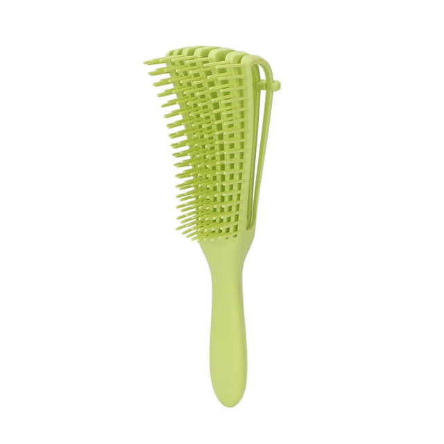 Hair Detangler, Safe Reliable Durable Wearable Convenient Practical Hair Brush For Barbershop For Home For Beauty Salon Fluorescent Green