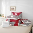 thumbnail image 6 of jejeloiu Los Angeles Bedding Comforter Set 7-Piece,Ball Game Lover King Bedding Sets,Baseball Sport City Bed Sheets For Children,Super Cozy Room Decor Reversible, 6 of 8