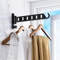 thumbnail image 2 of Wall Hanger, Wall Mounted Clothes Rack, Swivel Wall Foldable Clothes Hanger For, 2 of 2
