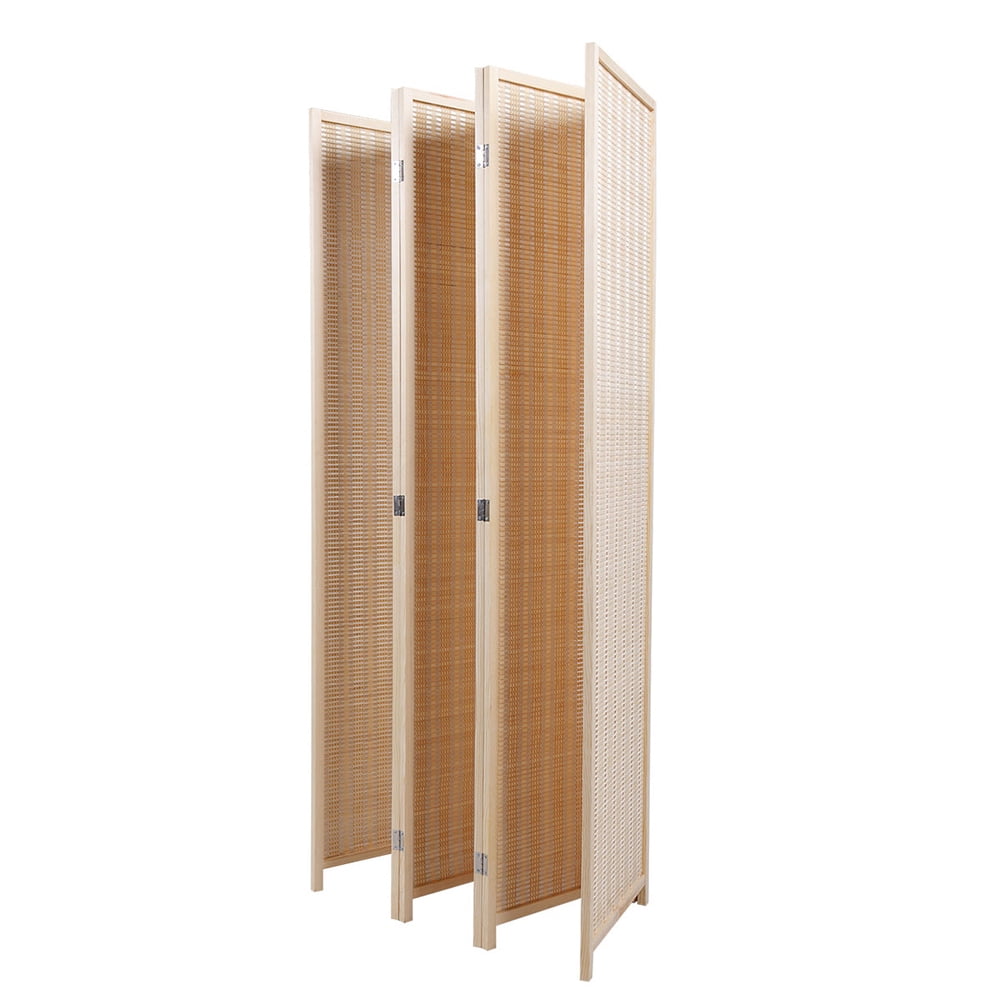 Kadyn Partition Room Separators for Bedroom, 6 Ft. Foldable Panel Partition Wall Divider for Dining Room, Room Divider Privacy Screen, Natural Kadyn Partition Room Separators for Bedroom, 6 Ft. Foldable Panel Partition Wall Divider for Dining Room, Room Divider Privacy Screen, Natural