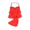 thumbnail image 2 of Bandeau de 2 piezas para mujer Island Escape Tiered Shaper Pant, naranja, 8 Island Escape Bandeau, 2 of 2