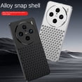 thumbnail image 3 of Premium Aluminum Heat Dissipation Case For Vivo X100 Pro Luxury honeycomb style X100s Pro Metal Breathable Hollow X100 Ultra Shockproof Anti-Scratch, 3 of 7
