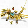 thumbnail image 3 of 2025 New Golden Ultra Dragon Bricks Golden Dragon Jet Building Block Christmas Gift, 3 of 10